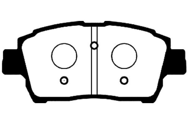 KAVO PARTS Комплект тормозных колодок, дисковый тормоз BP-9063